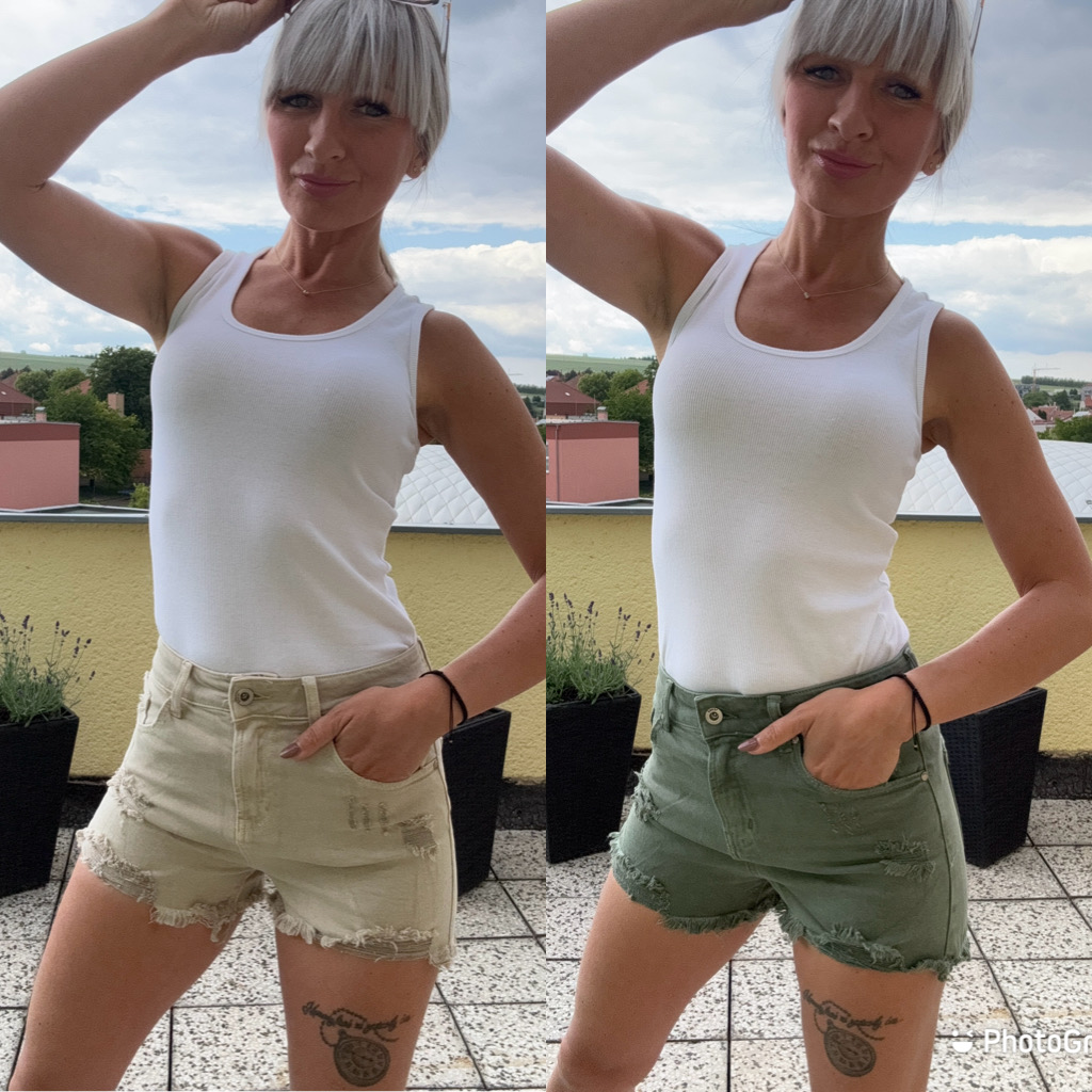 Denim kraťásky Mia