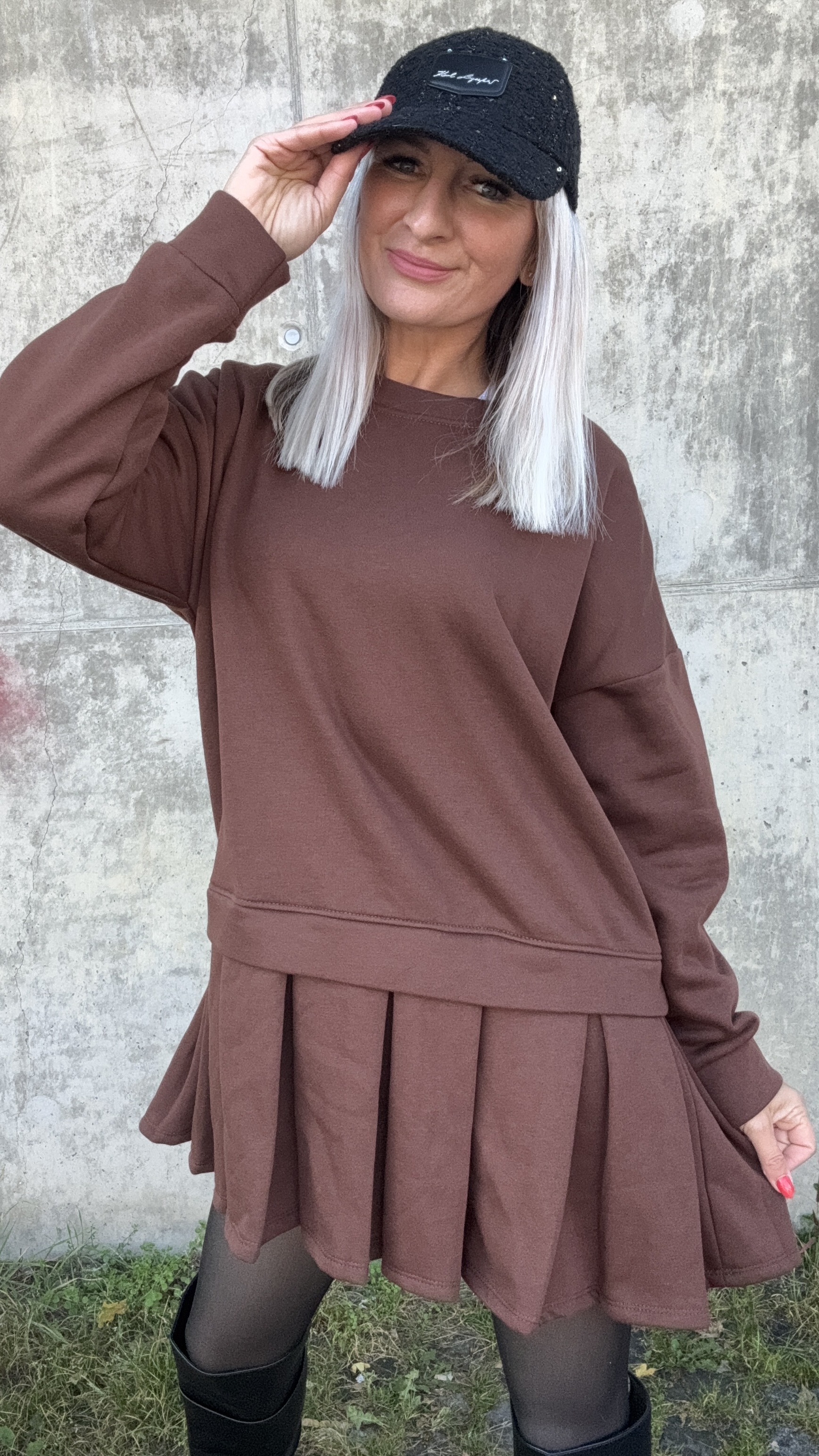 Mikinové šaty Katrin