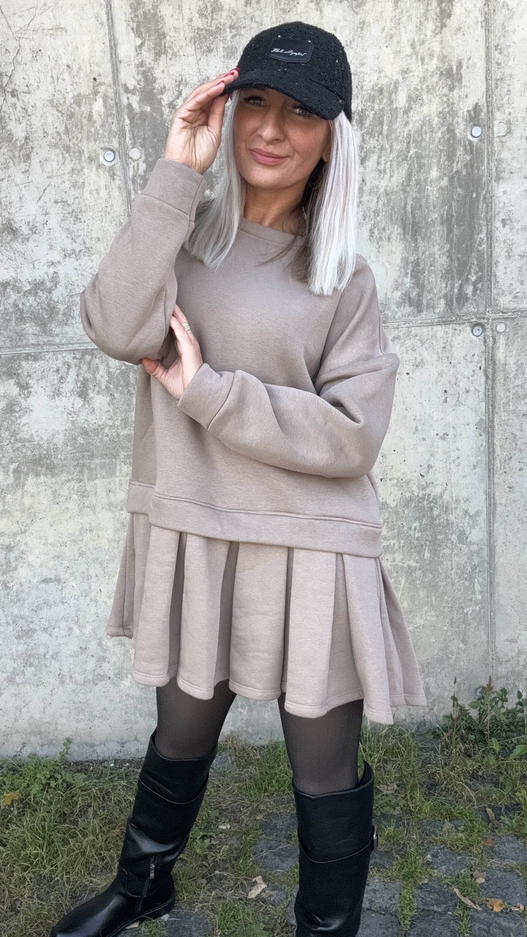 Mikinové šaty Katrin