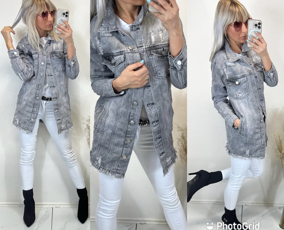 Jeans bunda long Grey 