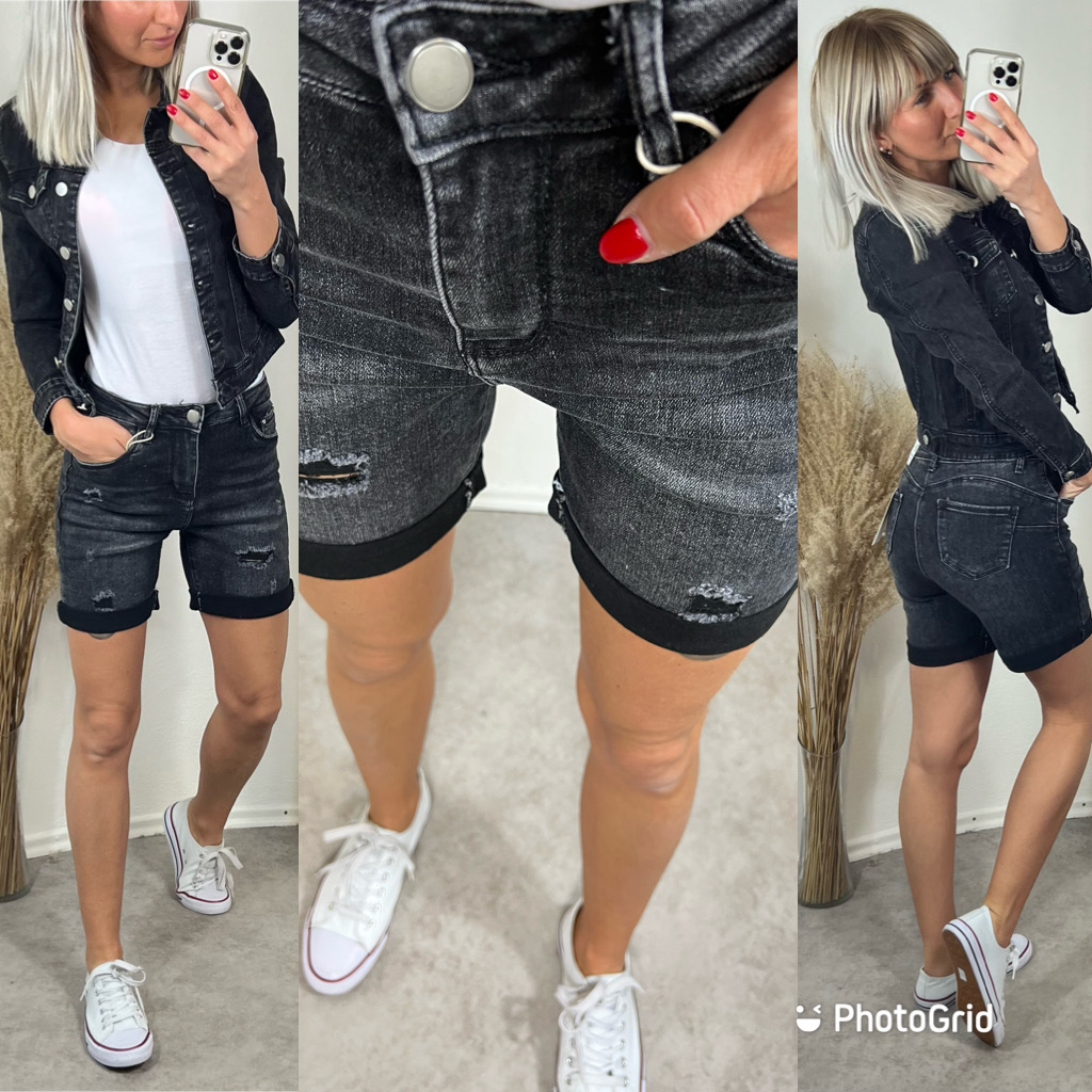 Jeans short Dark grey