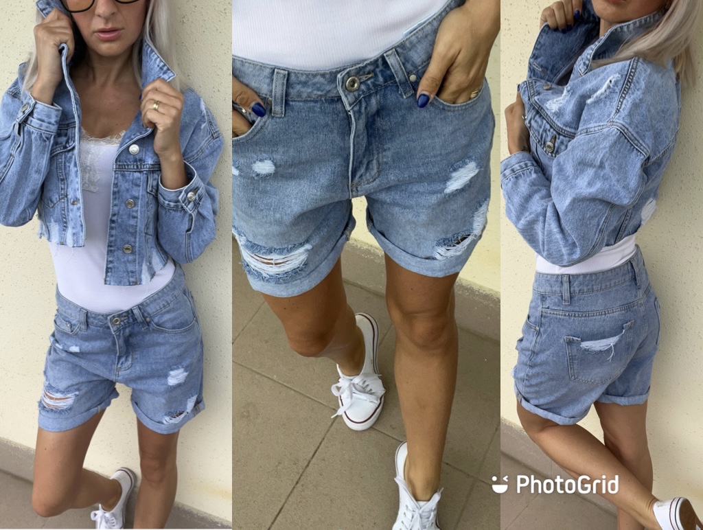 Jeans kraťásky Puf 