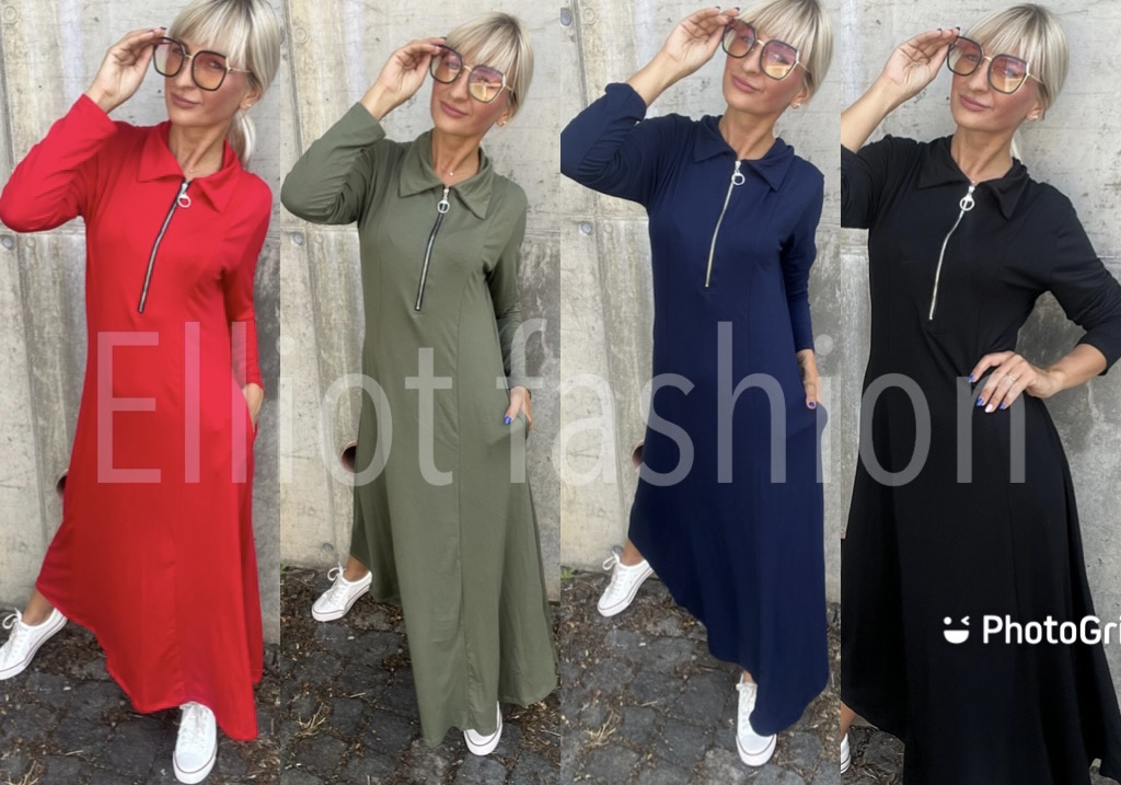 Šaty Zips long 