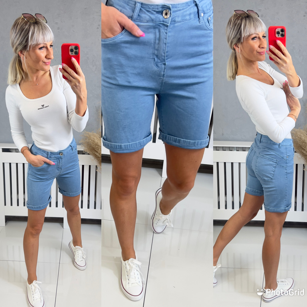 Denim kraťásky Pusi