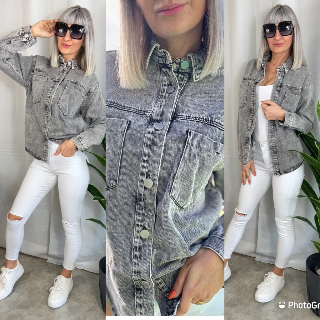 Jeans košile GREY
