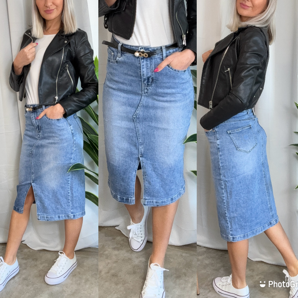 Jeans sukně Lamba