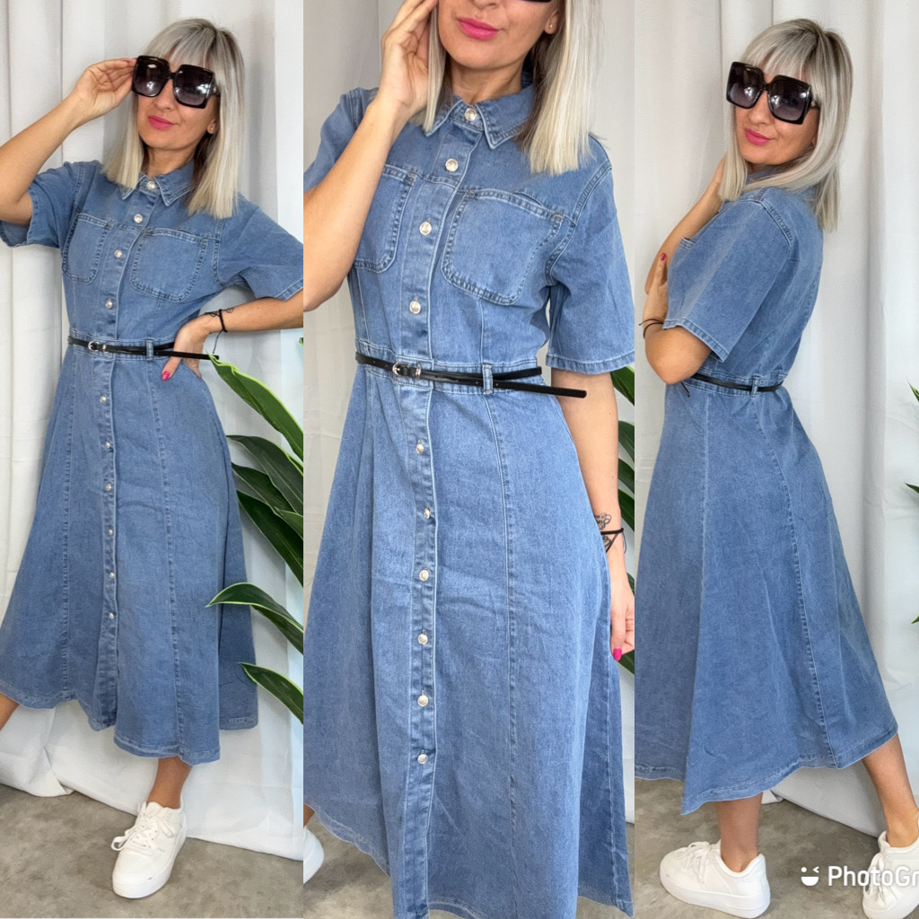 Denim šaty Magy