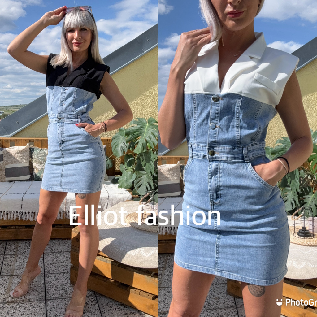 Denim šaty Luisa