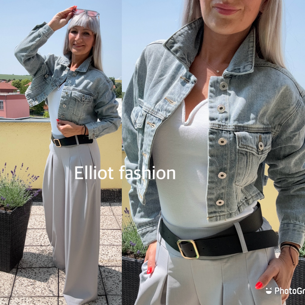 Jeans bunda Crop