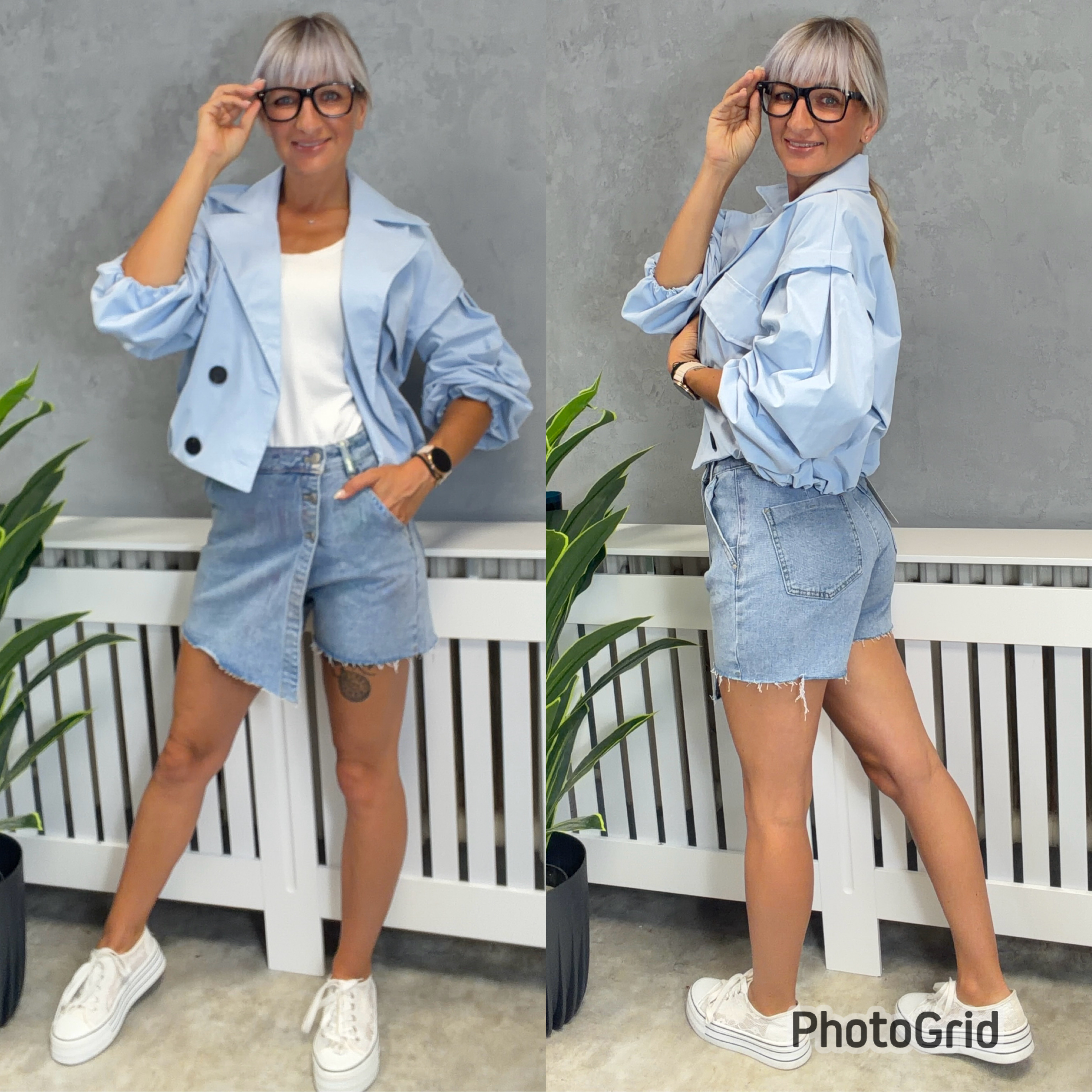 Denim kraťásky Sury