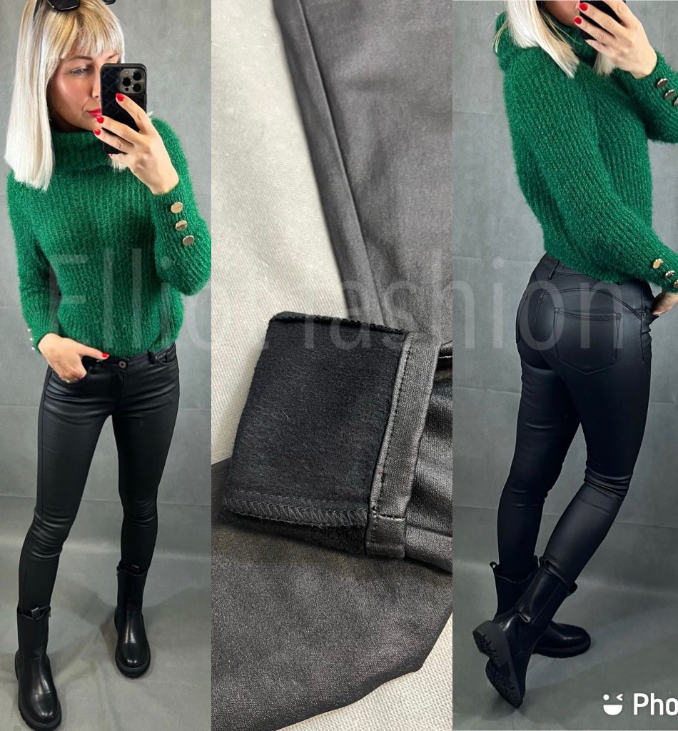 Koženkové kalhoty Gita