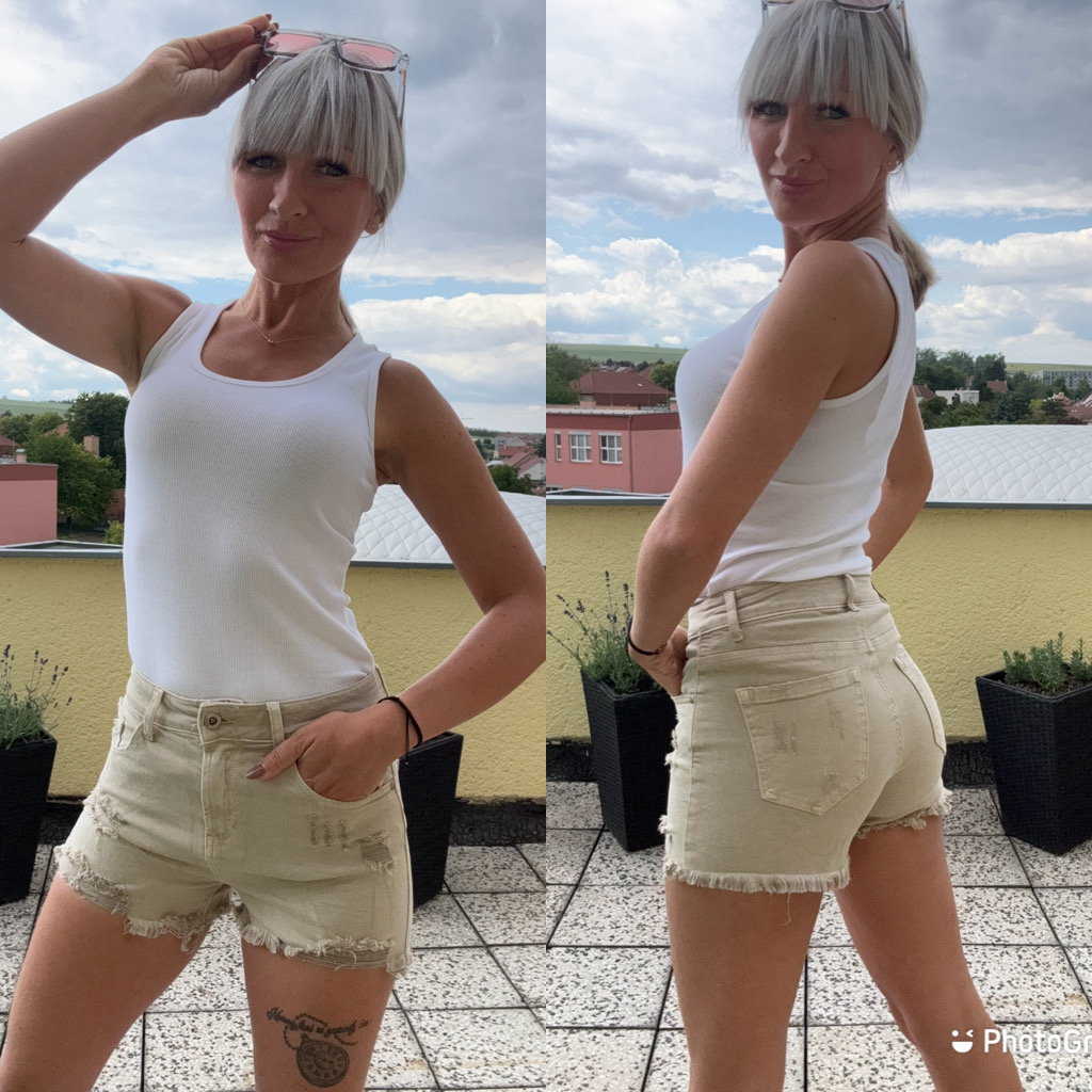 Denim kraťásky Mia