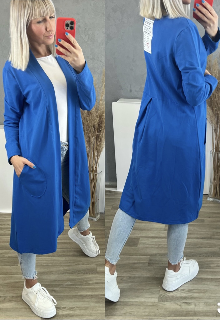 Tepláčkový kabát Ori