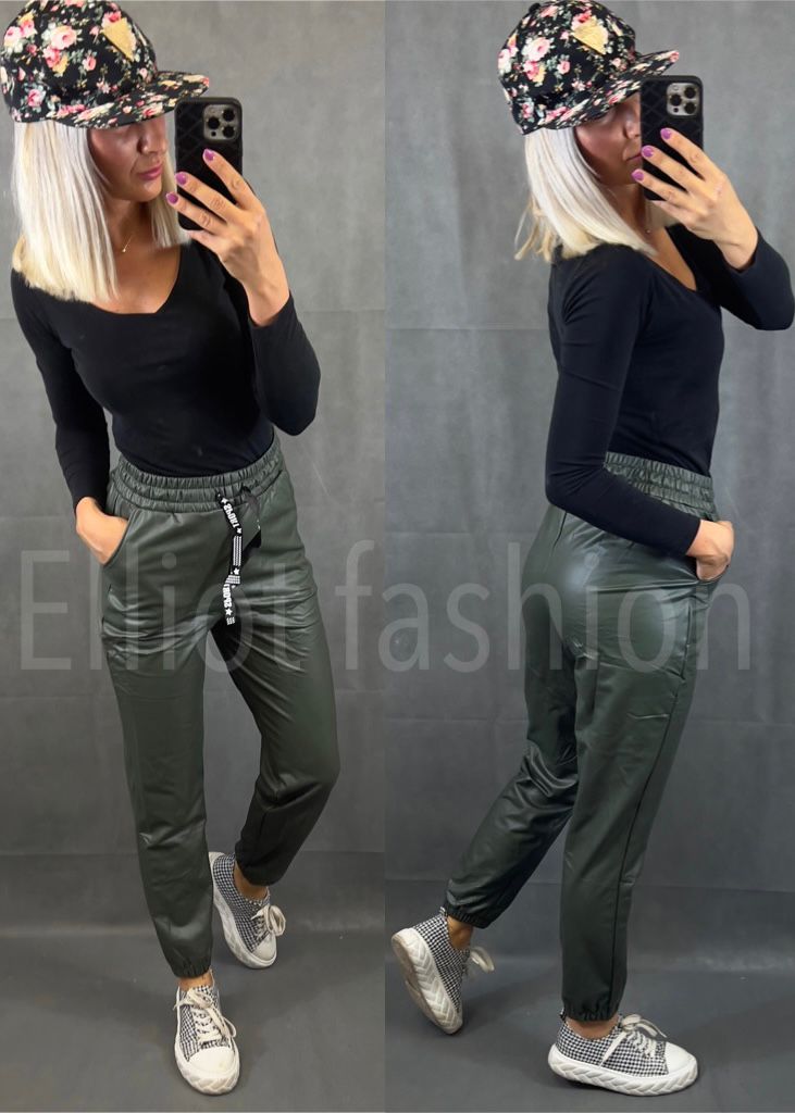 Koženkové kalhoty Kami