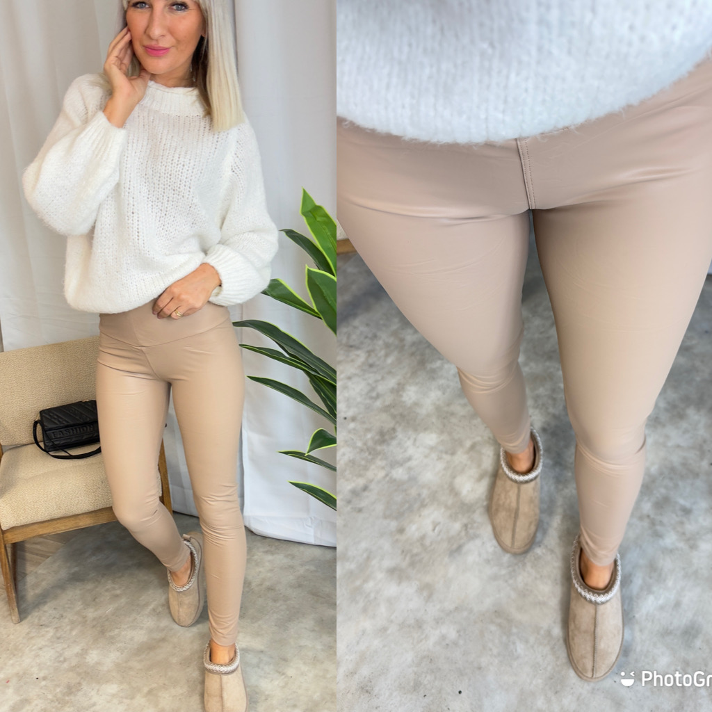 Koženkový legíny Mili